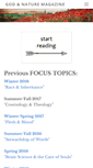 Mobile Screenshot of godandnature.asa3.org